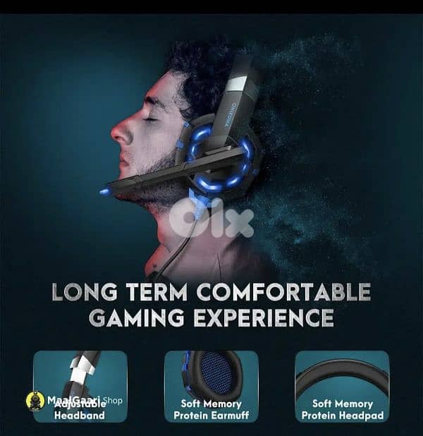 Onikuma K2 Pro Gaming Headset, Over-Ear noise reduction /4$ delivery 3
