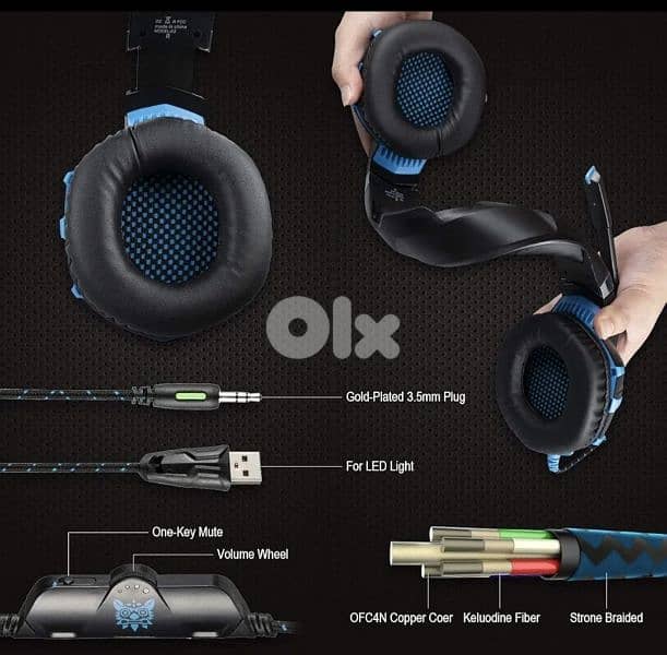 Onikuma K2 Pro Gaming Headset, Over-Ear noise reduction /4$ delivery 6