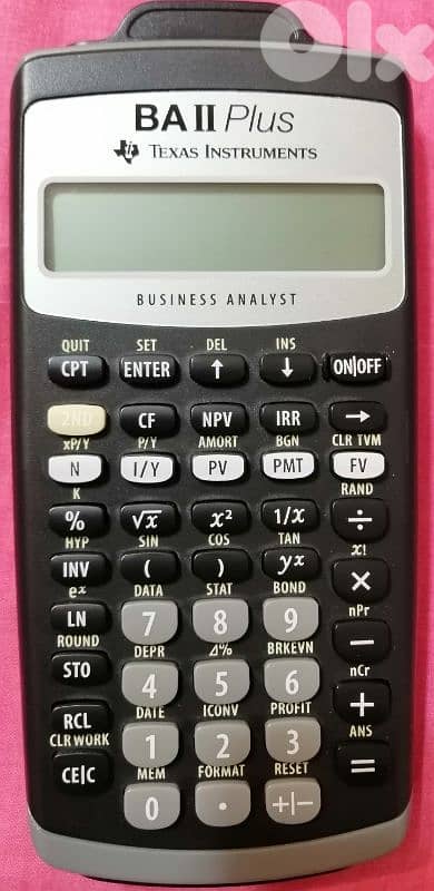 BA II PLUS Calculator - Texas Instruments- Business Analyst 0