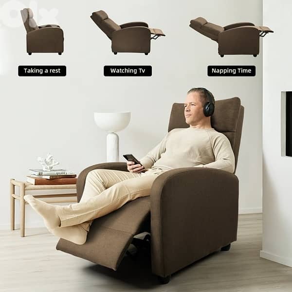 recliner brown color 0