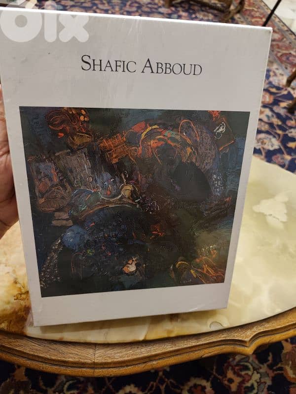 shafic abboud,book,editions clea,big format with hard cover 5