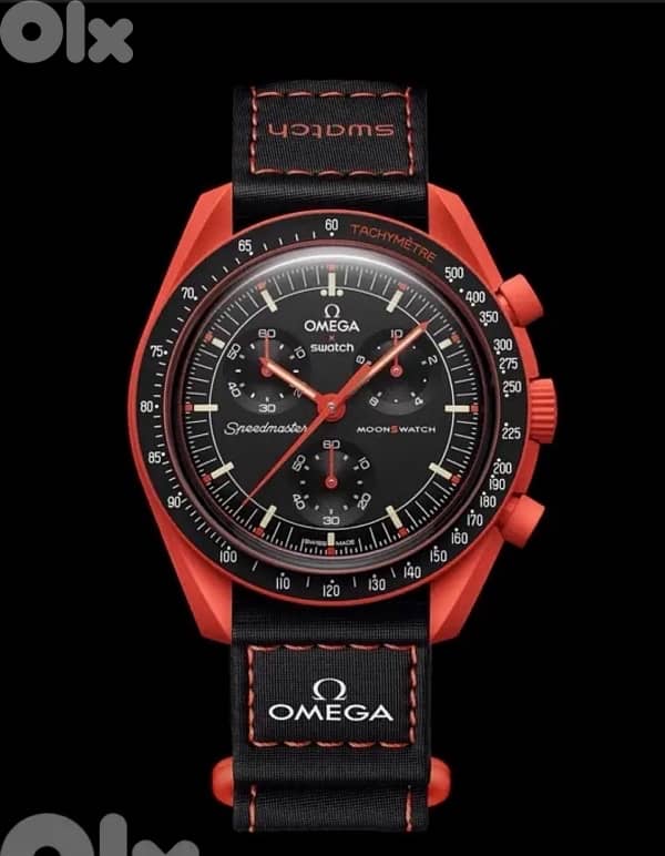 Omega X Swatch Moonswatch Mission On Earth "LAVA" 0