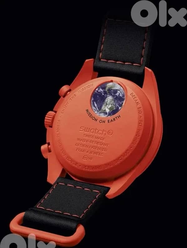 Omega X Swatch Moonswatch Mission On Earth "LAVA" 1