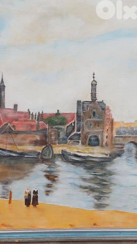 لوحة رسم زيتي لبنانية 8