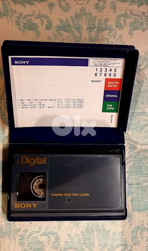 Vintage Digital Betamax, Betamax, VHS Cassette Tapes 2