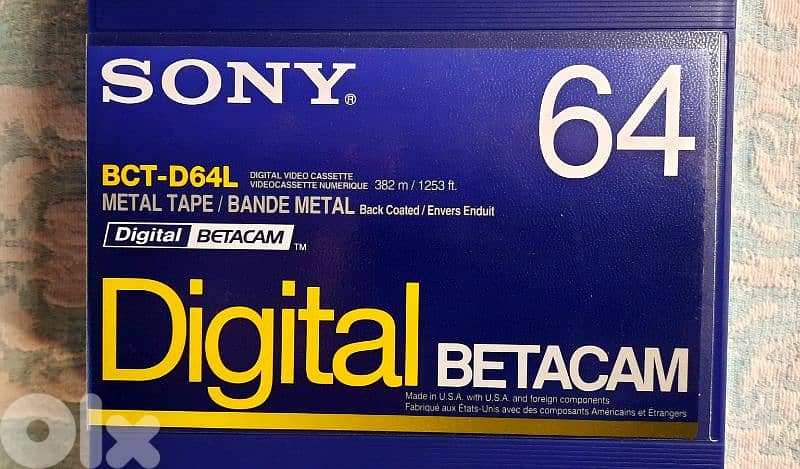 Vintage Digital Betamax, Betamax, VHS Cassette Tapes 8