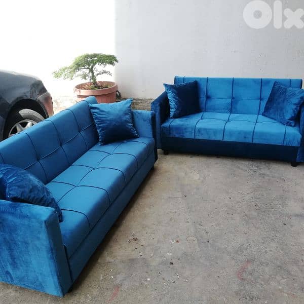 صوفات جديد بيفتحو تخت مع صندوق 0