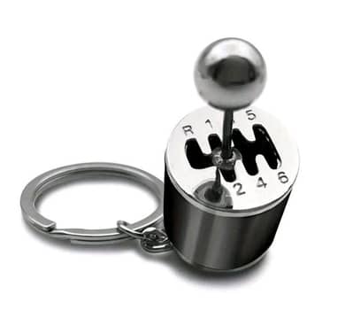 manual shift car Keychain