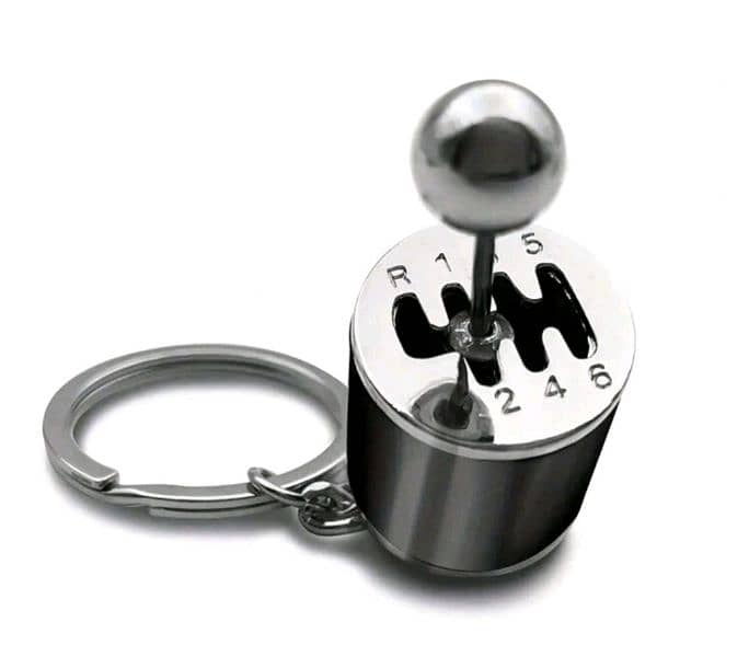 manual shift car Keychain 0
