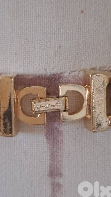 vintage necklace, Gold plated 1