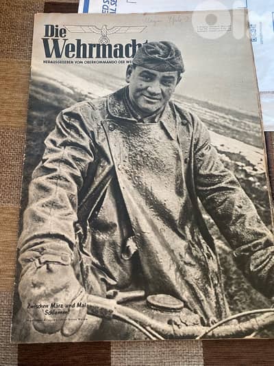 مجلة نازي الماني سنة ١٩٤٢ تحتوي على صور واخبار الحرب العالمية الثانية