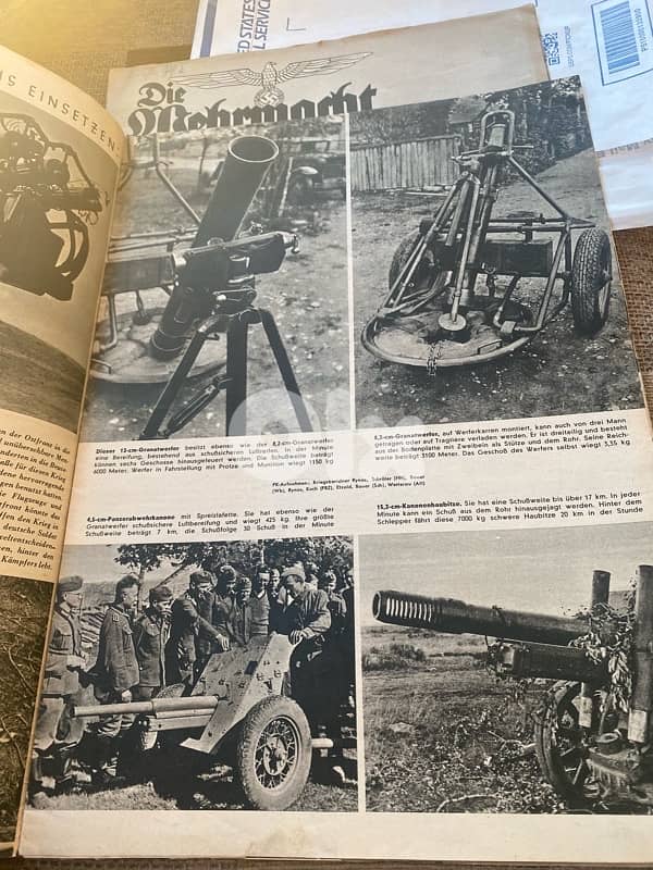 مجلة نازي الماني سنة ١٩٤٢ تحتوي على صور واخبار الحرب العالمية الثانية 3