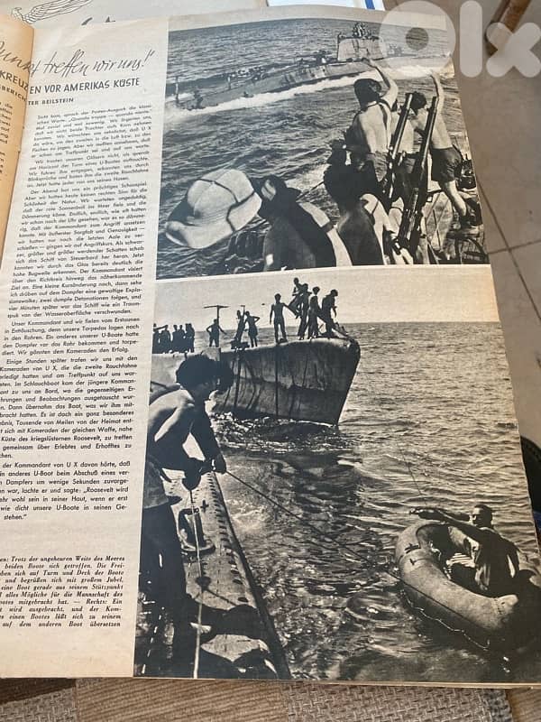 مجلة نازي الماني سنة ١٩٤٢ تحتوي على صور واخبار الحرب العالمية الثانية 4