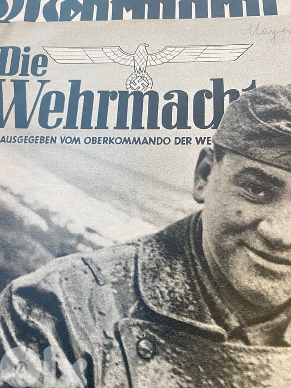 مجلة نازي الماني سنة ١٩٤٢ تحتوي على صور واخبار الحرب العالمية الثانية 5