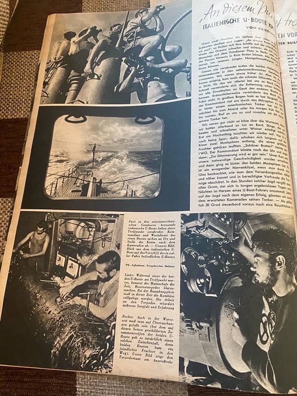 مجلة نازي الماني سنة ١٩٤٢ تحتوي على صور واخبار الحرب العالمية الثانية 6