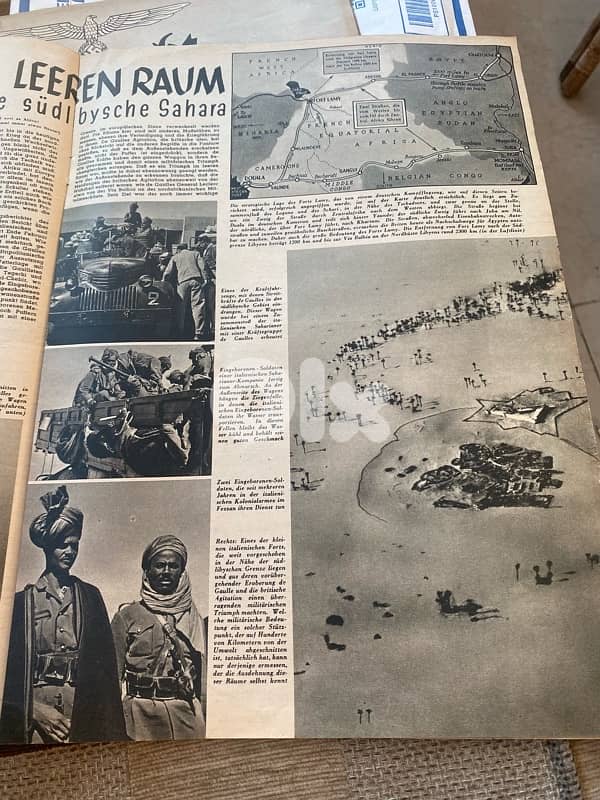مجلة نازي الماني سنة ١٩٤٢ تحتوي على صور واخبار الحرب العالمية الثانية 8