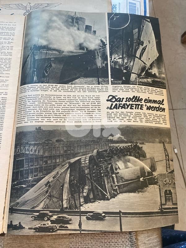 مجلة نازي الماني سنة ١٩٤٢ تحتوي على صور واخبار الحرب العالمية الثانية 9