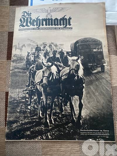 مجلة الماني نازي ١٩٤١ تنقل اخبار الحرب على الجبهات