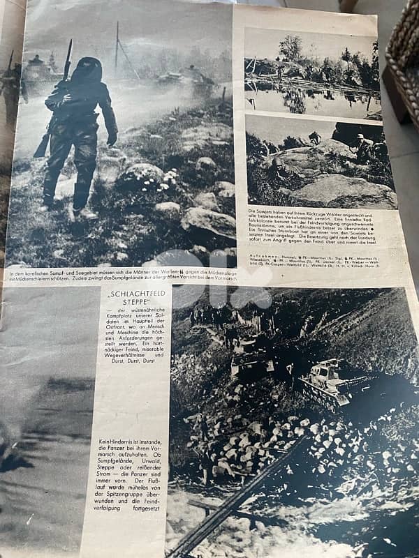 مجلة الماني نازي ١٩٤١ تنقل اخبار الحرب على الجبهات 4