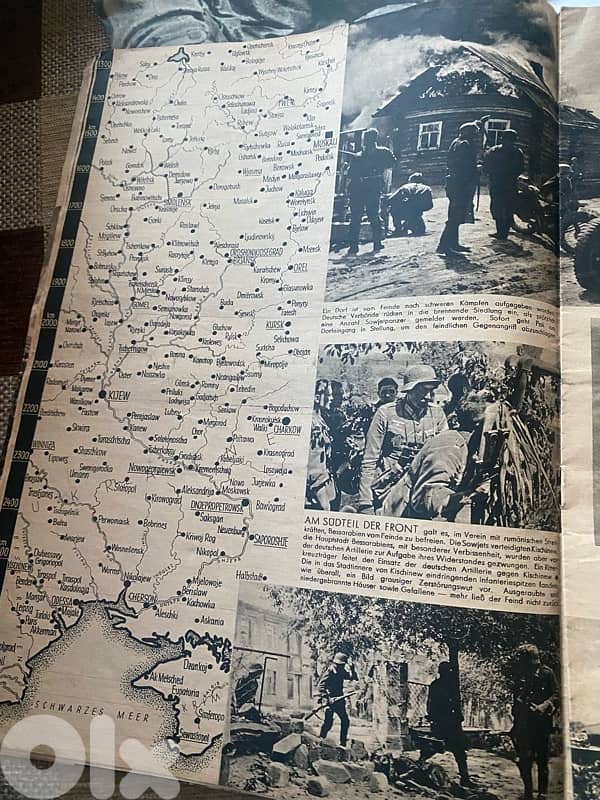 مجلة الماني نازي ١٩٤١ تنقل اخبار الحرب على الجبهات 6
