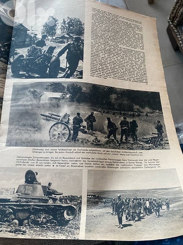 مجلة الماني نازي ١٩٤١ تنقل اخبار الحرب على الجبهات 7