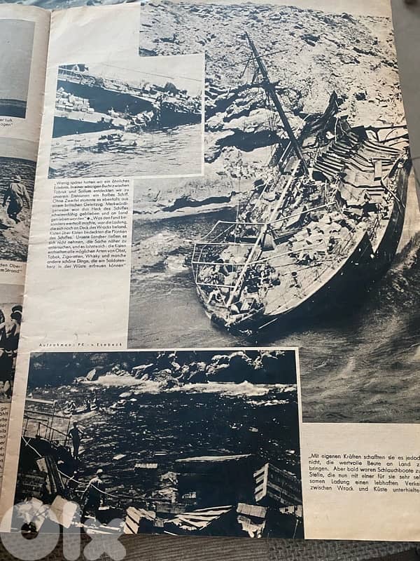 مجلة الماني نازي ١٩٤١ تنقل اخبار الحرب على الجبهات 8