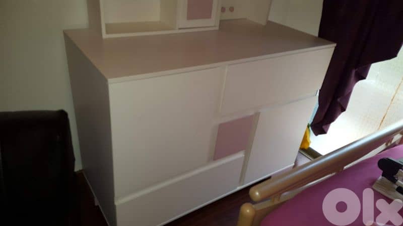 Closet,  dresser table and shelf 1