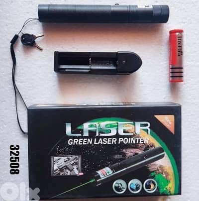 Rechargeable green laser pointer