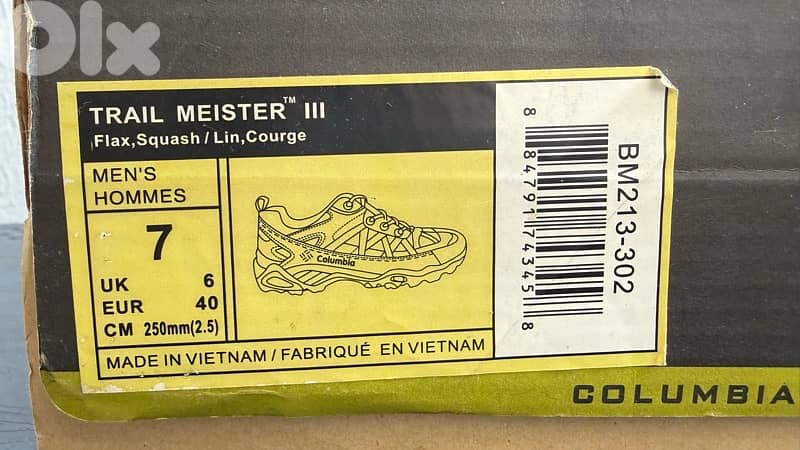Columbia Trail Meister III – Men’s Hiking Shoes Size 40 2