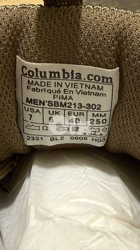 Columbia Trail Meister III – Men’s Hiking Shoes Size 40 5