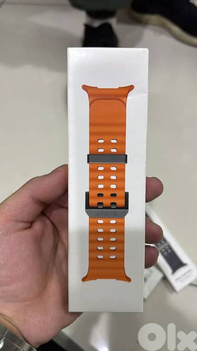Samsung galaxy watch ultra Marine band orange