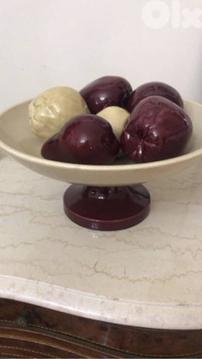 porcelaine fruit set