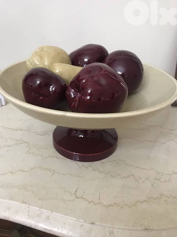 porcelaine fruit set 2