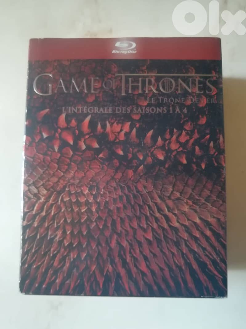 Blu-ray Box Set Game of Thrones Complete Seasons 1 2 3 4 0