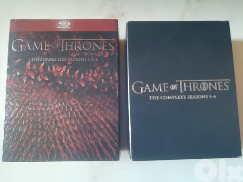 Blu-ray Box Set Game of Thrones Complete Seasons 1 2 3 4 1