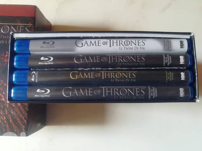 Blu-ray Box Set Game of Thrones Complete Seasons 1 2 3 4 3