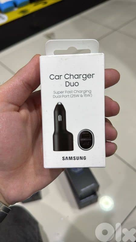 Samsung Car charger duo super fast charging dual port (25w-15w) 0