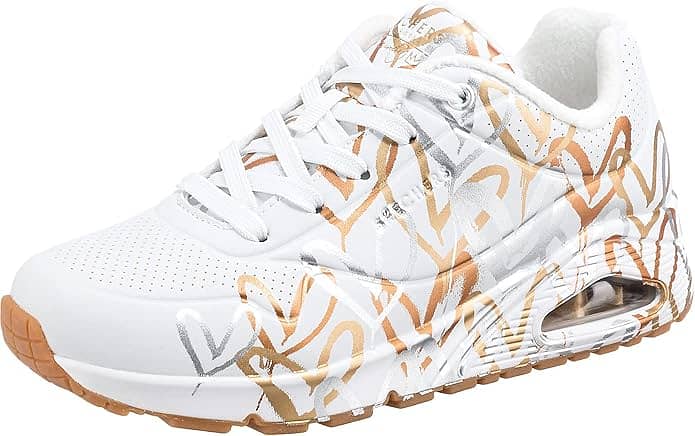 Skechers Street Uno – Gold Heart Edition (Size 36) 0