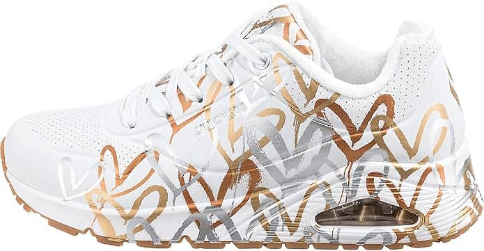  Skechers Street Uno – Gold Heart Edition (Size 36) 4