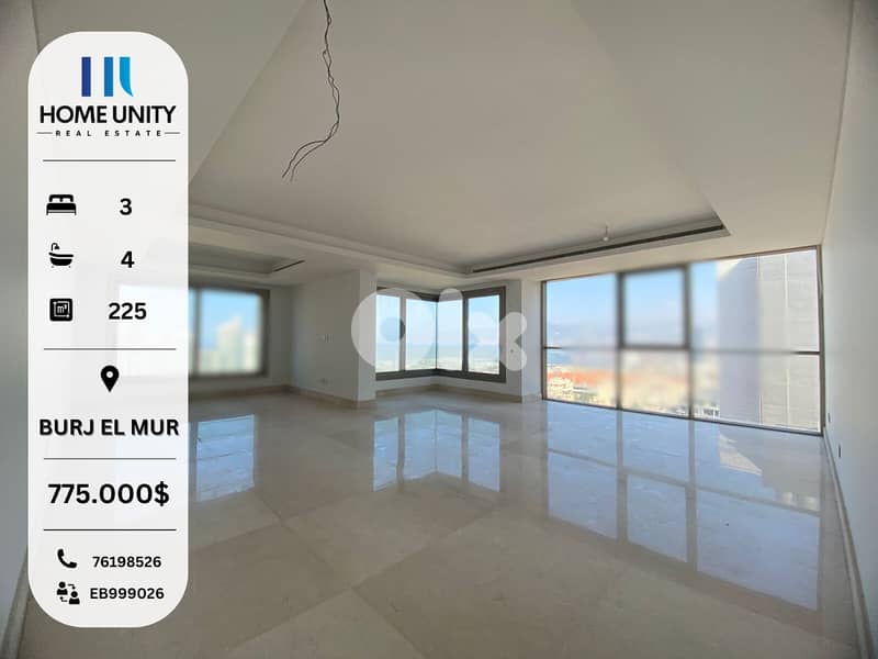 apartment for sale located in Burj el mur 0