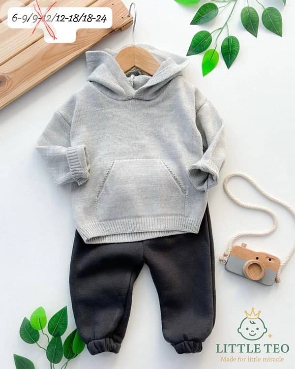 Grey hoodie with pant 0