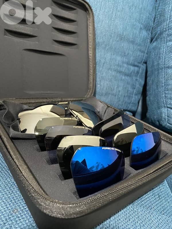 Porsche Design sunglasses with interchangeable lenses 3
