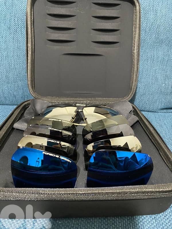 Porsche Design sunglasses with interchangeable lenses 4