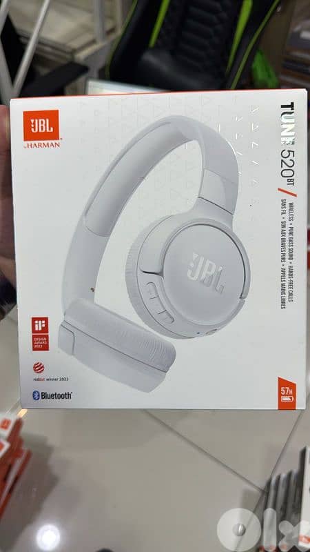 Jbl tune 520bt white 0