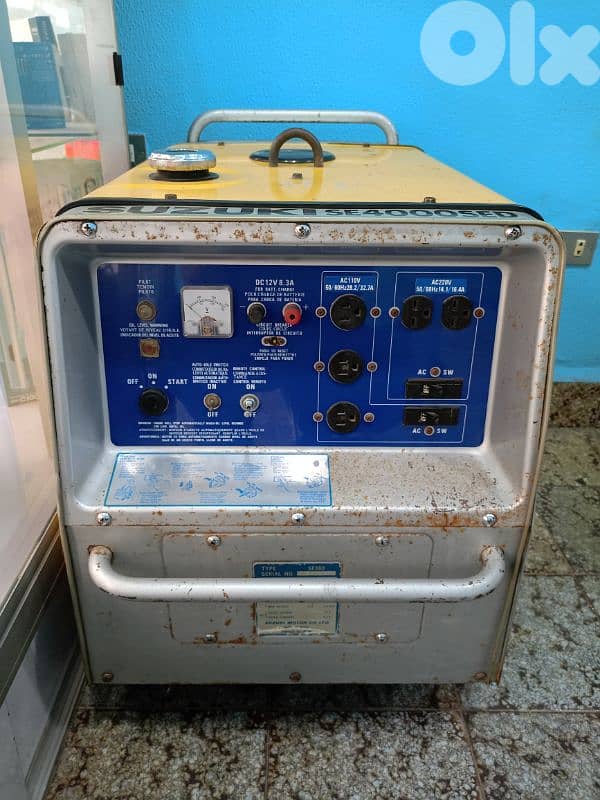 مولد كهرباء بنزين صامت كتير نظيف بطارية جديدة 2