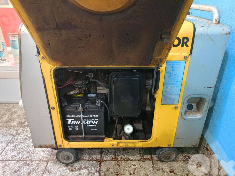 مولد كهرباء بنزين صامت كتير نظيف بطارية جديدة 4