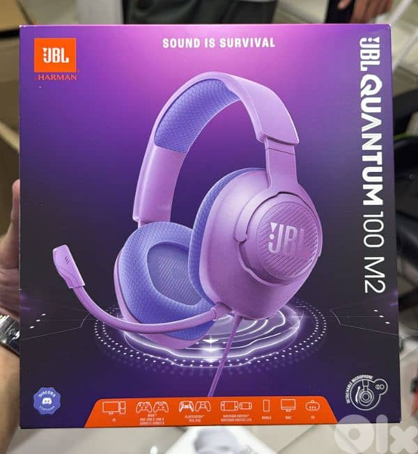 Jbl Quantum 100 M2 purple 0