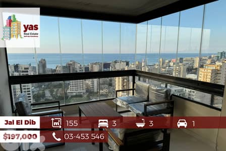 Jal El Dib 155m2 | Open Sea View | 24/7 Electricity | PA |