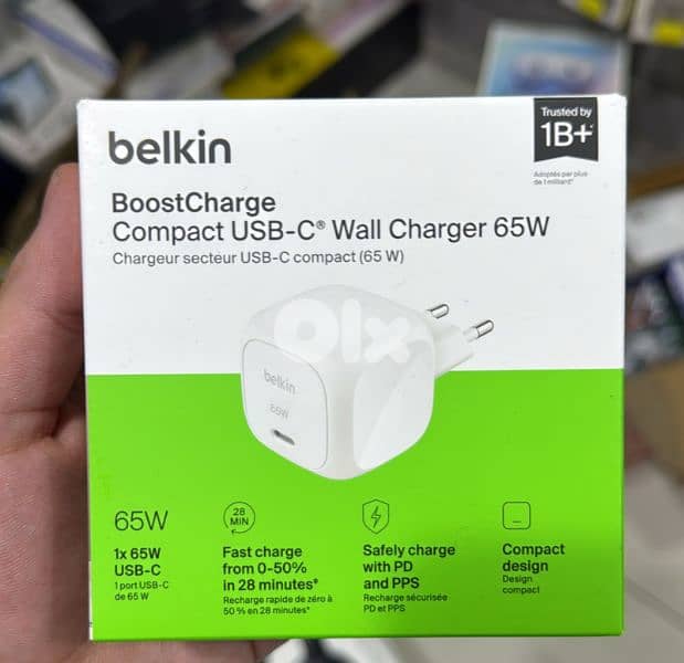 Belkin Boostcharge Compact Usb-c Wall charger 65w 2pin 0