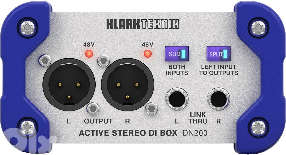 Klark Teknik DN200 V2 2-Channel Active DI Box,Extended Dynamic Range 0